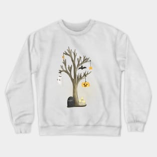 Tree Halloween Crewneck Sweatshirt